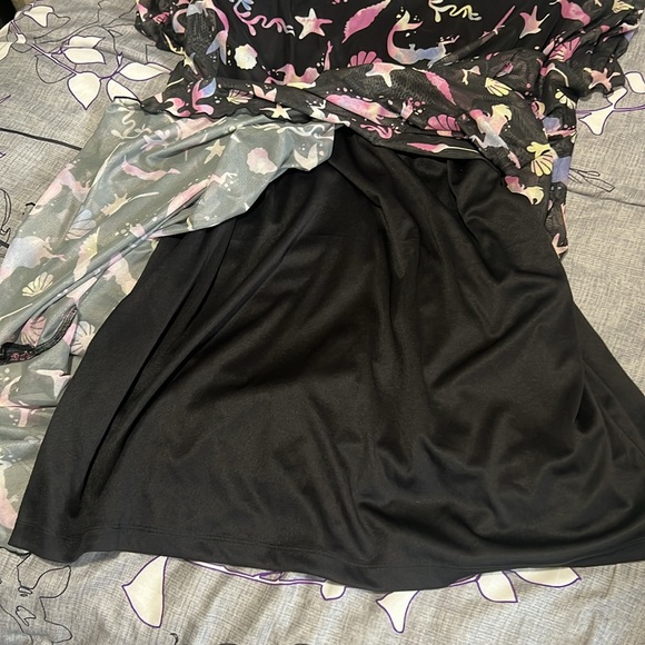 Torrid Disney The Little Mermaid Midi Mesh T Shirt Dress - Picture 12 of 12